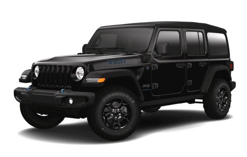 2023 Jeep® Wrangler 4xe PHEV 4-Door Willys - BLACK