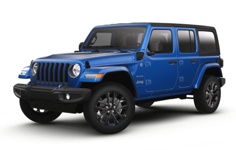 Jeep® Wrangler 4xe VHR  2023 Sahara 4 portes - BLEU HYDRO