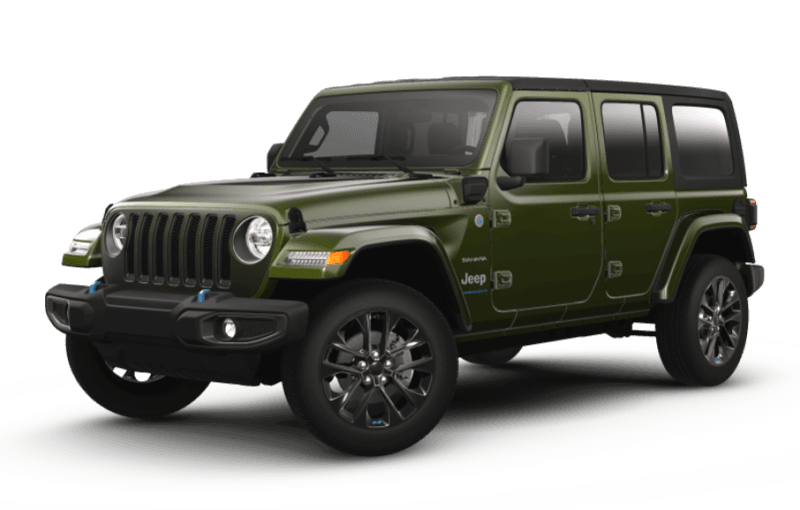 Jeep® Wrangler 4xe VHR  2023 Sahara 4 portes - VERT SERGENT
