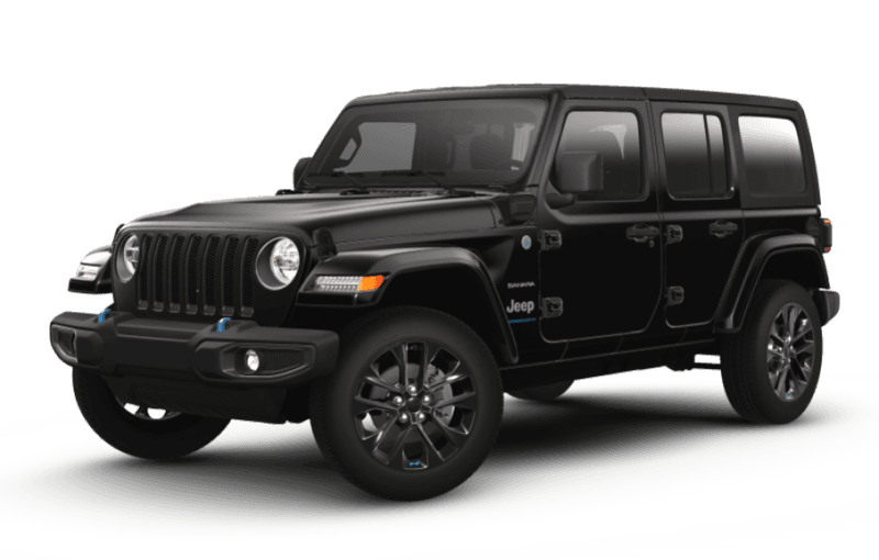 2023 Jeep® Wrangler 4xe PHEV 4-Door Sahara - BLACK
