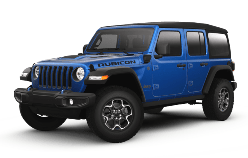 Jeep® Wrangler 4xe  2023 Rubicon 4 portes - BLEU HYDRO