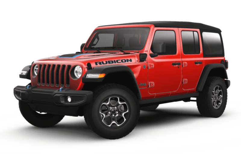 Jeep® Wrangler 4xe  2023 Rubicon 4 portes - ROUGE PÉTARD