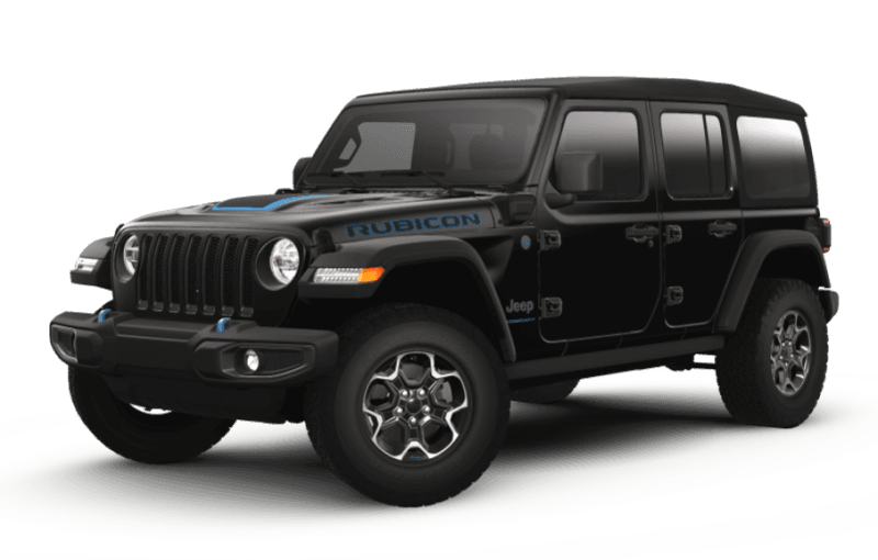 2023 Jeep® Wrangler 4xe PHEV 4-Door Rubicon - BLACK