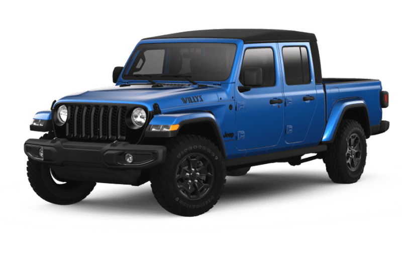 Jeep® Gladiator 2023 Willys - Bleu Hydro