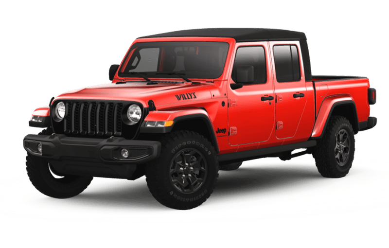 Jeep® Gladiator 2023 Willys - Rouge pétard
