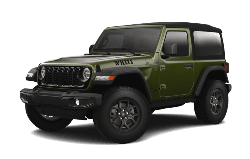 Jeep® Wrangler 2024 Willys - Vert sergent