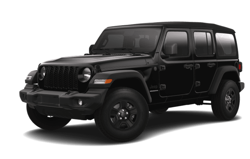2024 Jeep® Wrangler 4-Door Sport - Black
