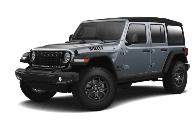 Jeep® Wrangler 2024 Willys 4 portes - Gris ciel
