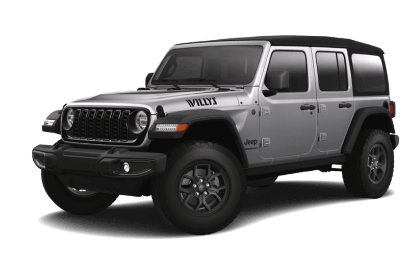 2024 Jeep® Wrangler 4-Door Willys - Silver Zynith