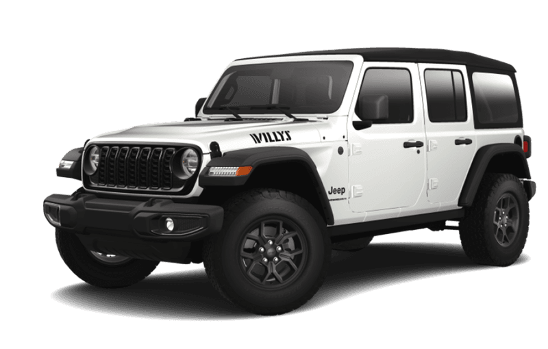 Jeep® Wrangler 2024 Willys 4 portes - Blanc éclatant
