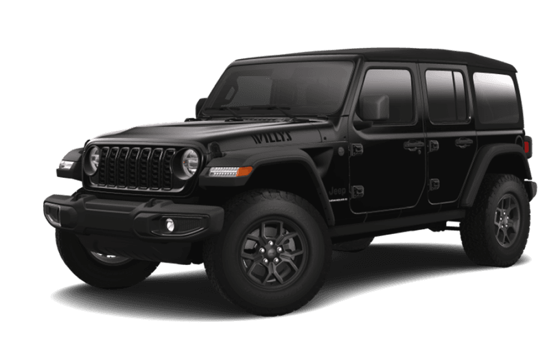 2024 Jeep® Wrangler 4-Door Willys - Black