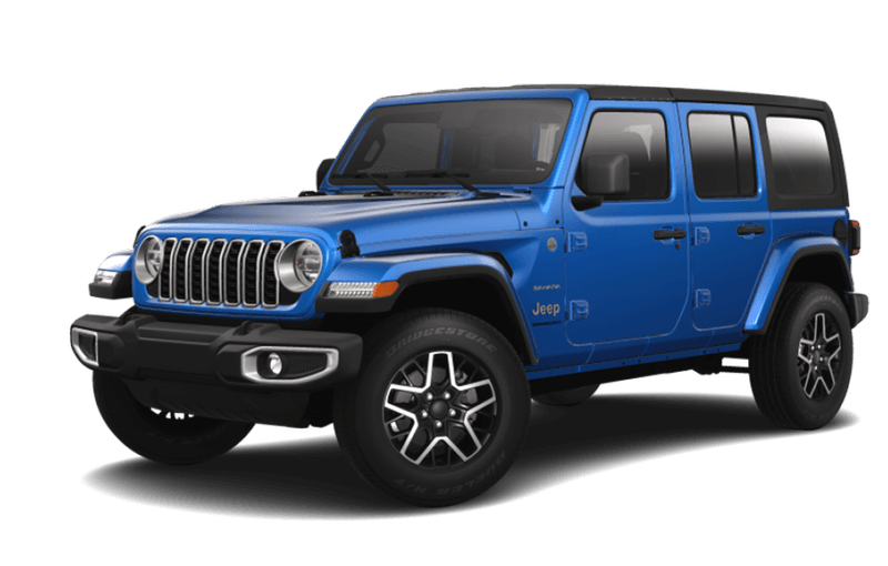 2024 Jeep® Wrangler 4-Door Sahara - Hydro Blue Pearl