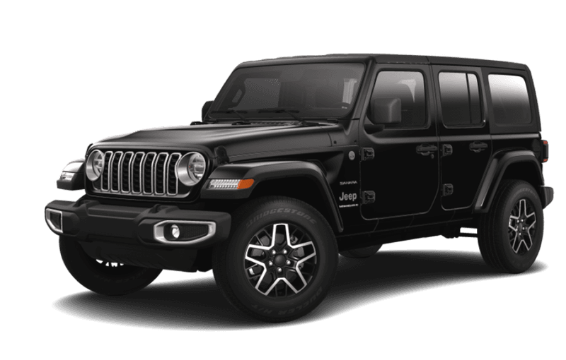 2024 Jeep® Wrangler 4-Door Sahara - Black