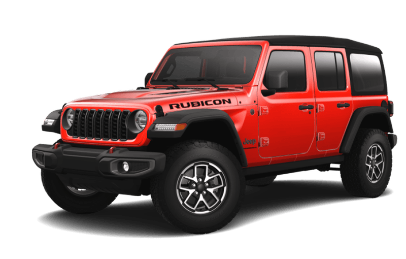 Jeep® Wrangler 2024 Rubicon 4 portes - Rouge pétard