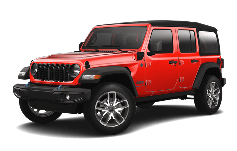 2024 Jeep® Wrangler 4xe PHEV
 4-Door Sport S - FIRECRACKER RED