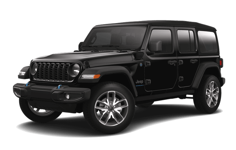 2024 Jeep® Wrangler 4xe PHEV
 4-Door Sport S - BLACK