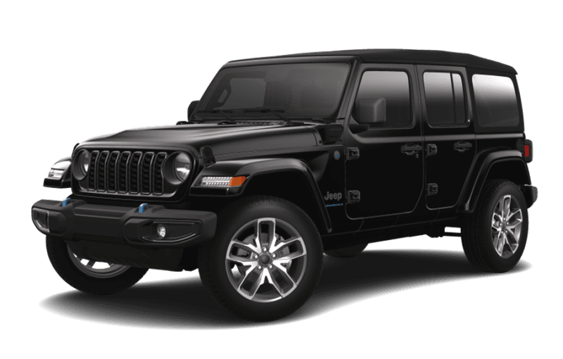 2024 Jeep® Wrangler 4xe PHEV
 4-Door Sport S - BLACK