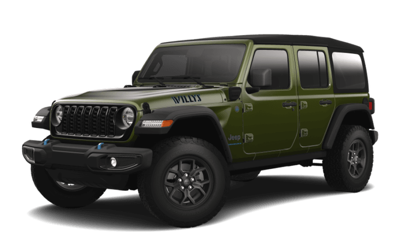 Jeep® Wrangler 4xe VHR  2024 Willys 4 portes - VERT SERGENT