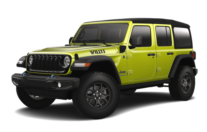 Jeep® Wrangler 4xe VHR 2024 Willys 4 portes - Vive allure