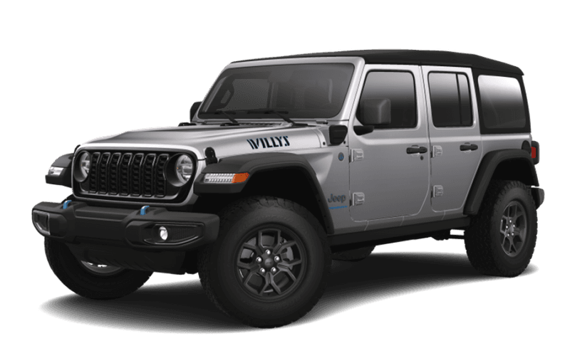 Jeep® Wrangler 4xe VHR 2024 Willys 4 portes - ZÉNITH ARGENTÉ