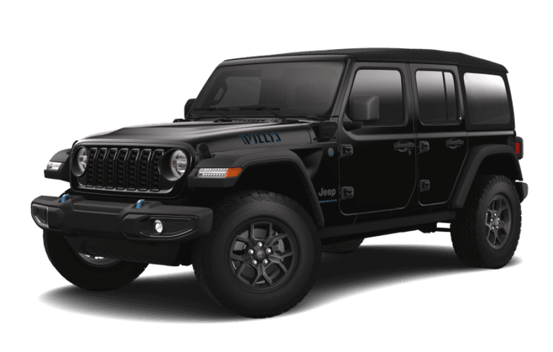 2024 Jeep® Wrangler 4xe PHEV
 4-Door Willys - BLACK