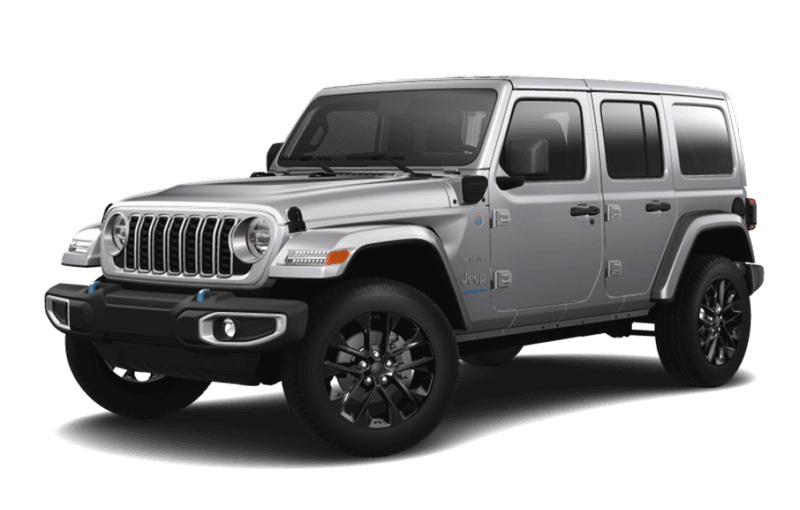 2024 Jeep® Wrangler 4xe PHEV
 4-Door Sahara - SILVER ZYNITH