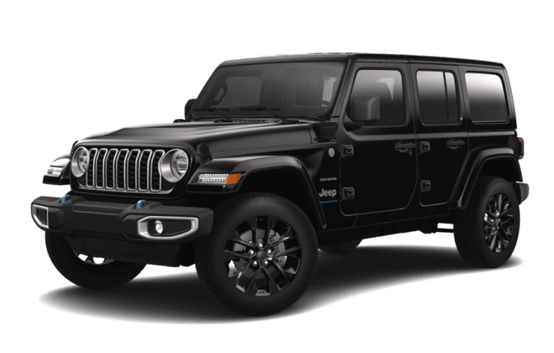 2024 Jeep® Wrangler 4xe PHEV 4-Door Sahara - BLACK