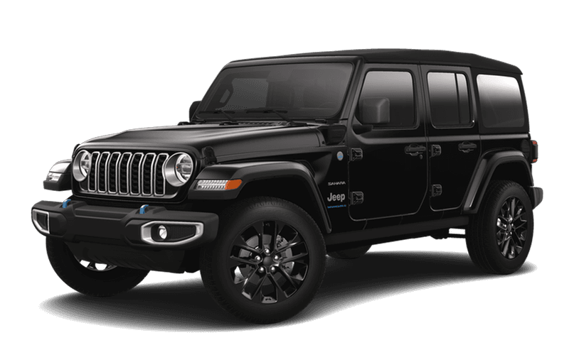 2024 Jeep® Wrangler 4xe PHEV
 4-Door Sahara - BLACK