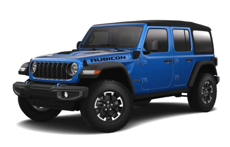 Jeep® Wrangler 4xe VHR 2024 Rubicon 4 portes - BLEU HYDRO