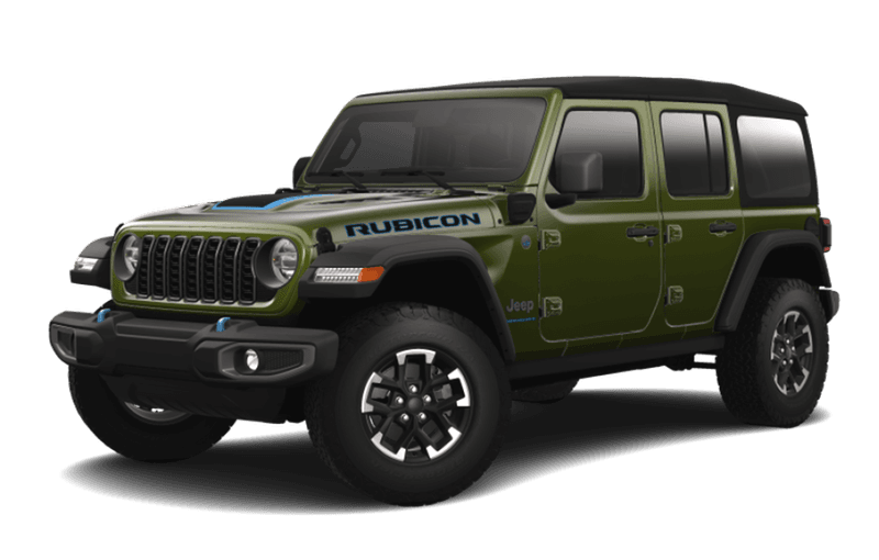 Jeep® Wrangler 4xe VHR 2024 Rubicon 4 portes - VERT SERGENT
