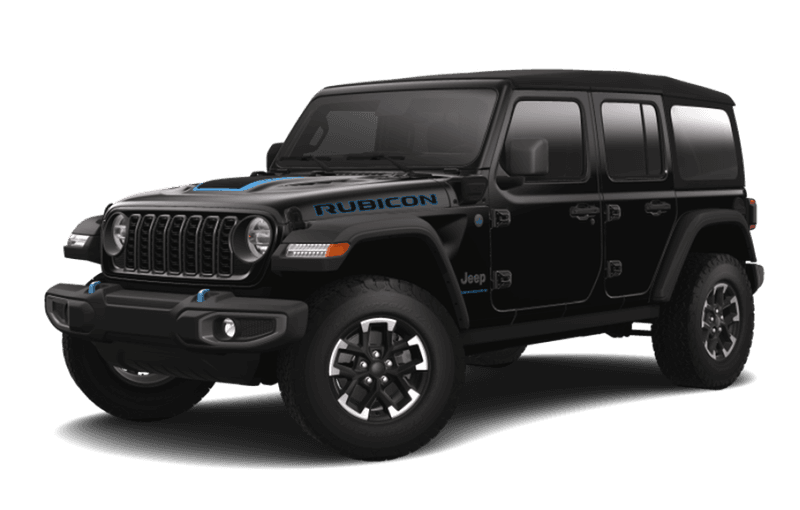 2024 Jeep® Wrangler 4xe PHEV
 4-Door Rubicon - BLACK