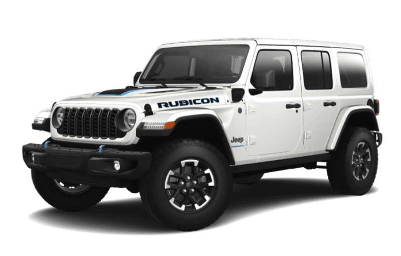 Jeep® Wrangler 4xe VHR 2024 Rubicon X 4 portes - BLANC ÉCLATANT