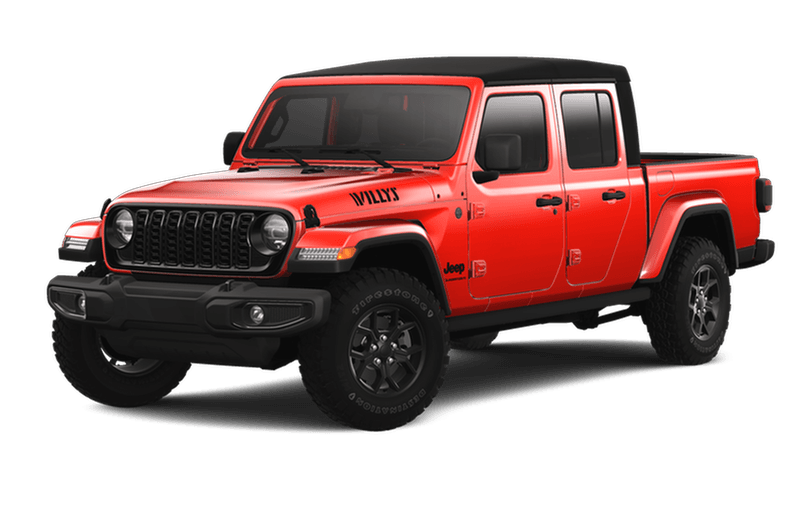 Jeep® Gladiator 2024 Willys - Rouge pétard