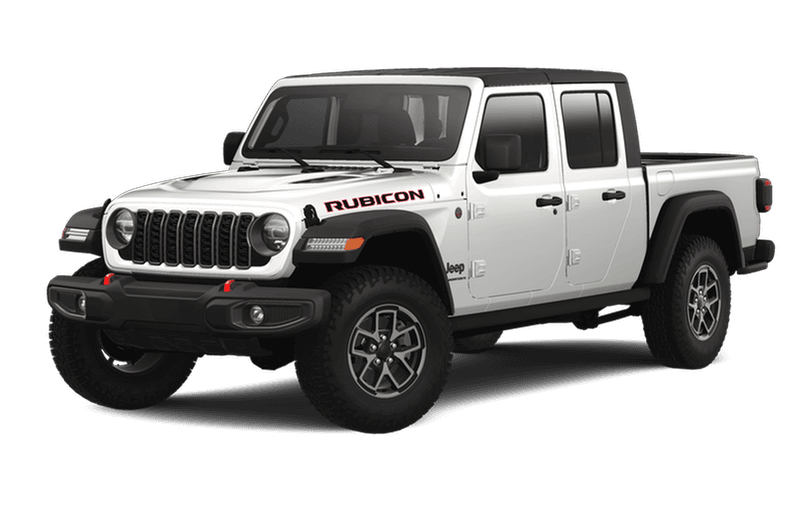 Jeep® Gladiator 2024 RubiconMD - Blanc éclatant