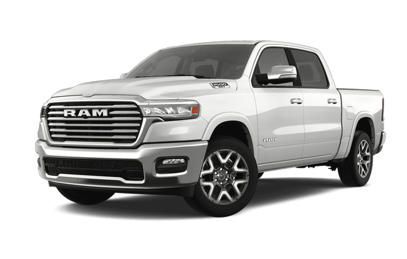 Tout nouveau Ram 1500 2025 LaramieMD - Blanc éclatant