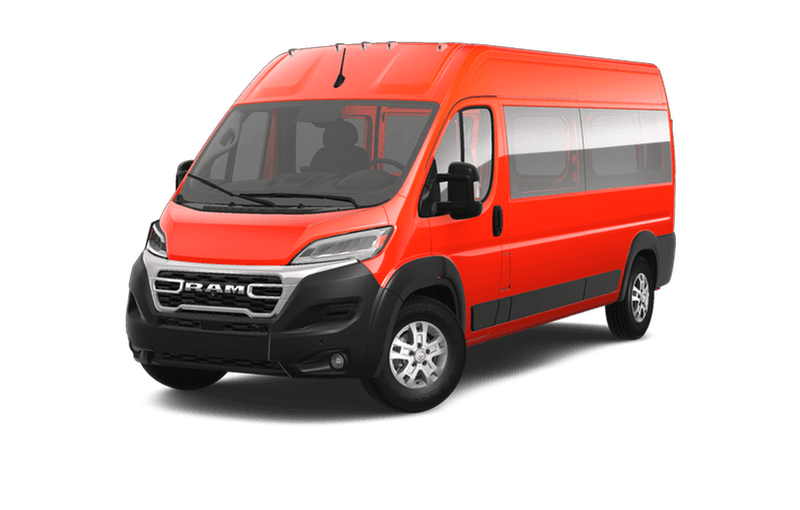 Ram ProMaster 2025 2500 fourgon vitré - Orange Spitfire