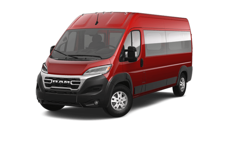 Ram ProMaster 2025 2500 fourgon vitré - Couche nacrée cristal rouge cerise intense