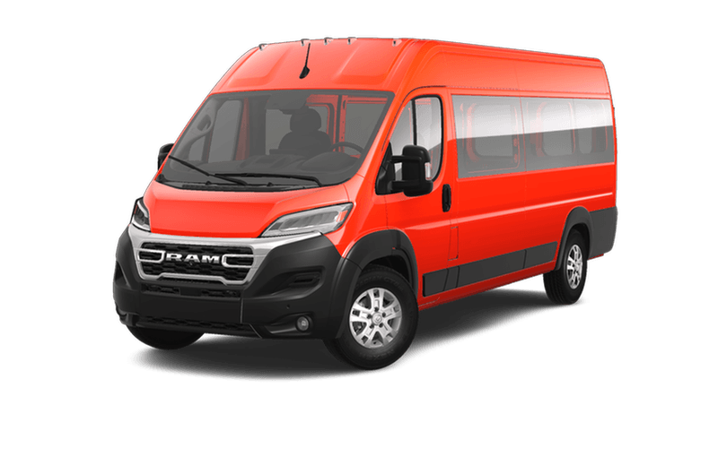 Ram ProMaster 2025 3500 fourgon vitré - Orange Spitfire