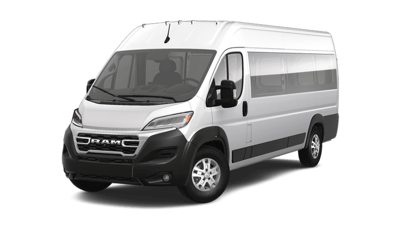 Ram ProMaster 2025 3500 fourgon vitré - Blanc éclatant