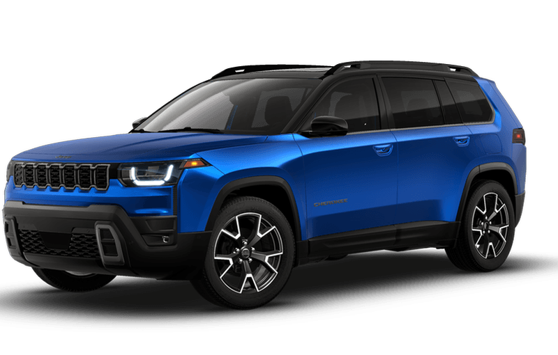 2026 Jeep Cherokee Overland in Hydro Blue Pearl