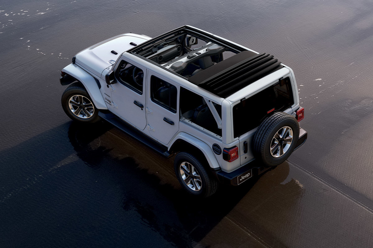 Jeep Wrangler Rubicon крыша